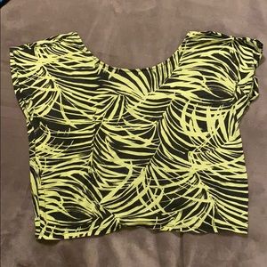 Graphic crop top